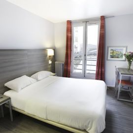 chambre double hôtel 3 étoiles hipotel Paris Père Lachaise
